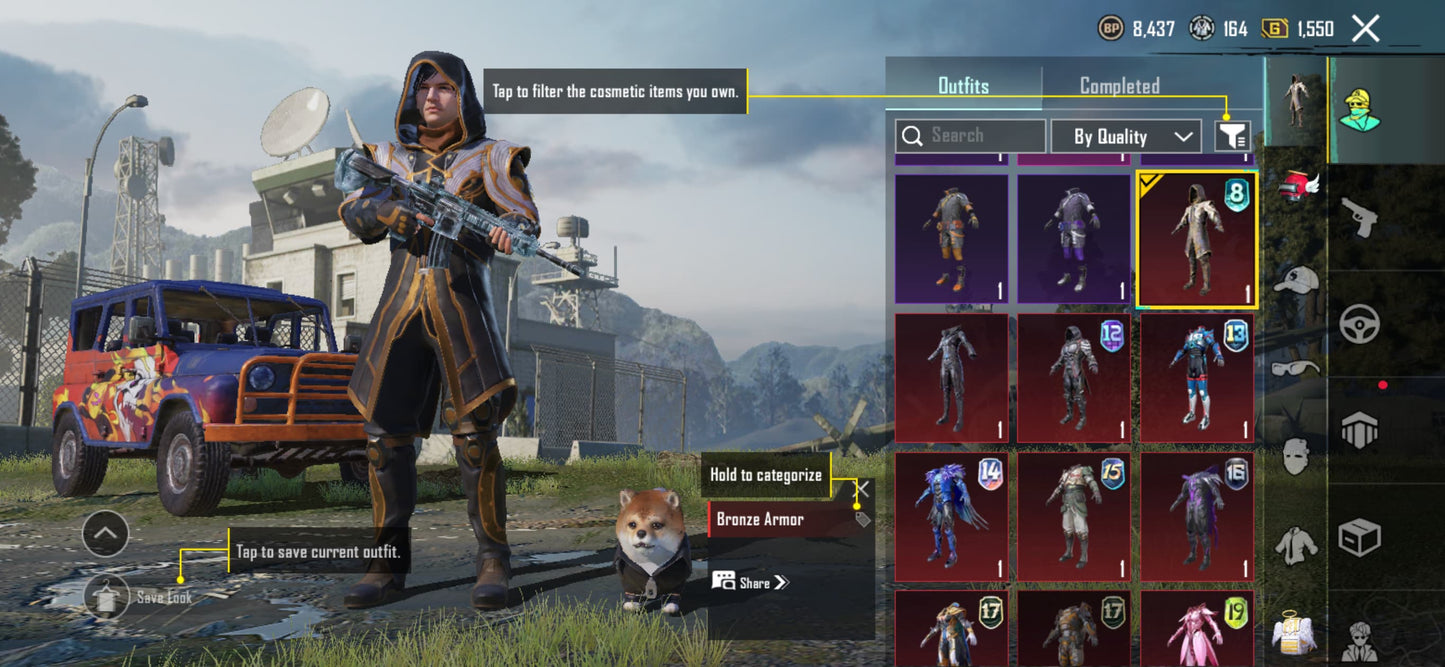 PUBG M Account Glacier Level 2
