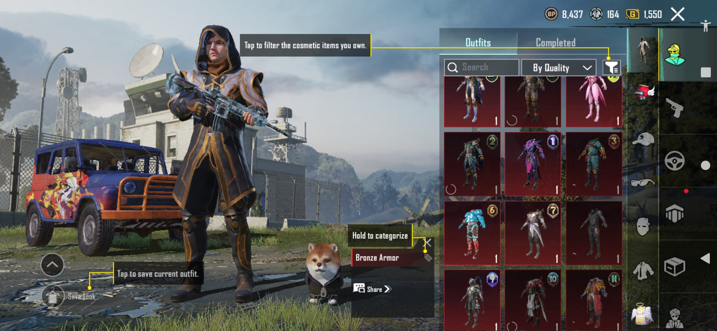 PUBG M Account Glacier Level 2